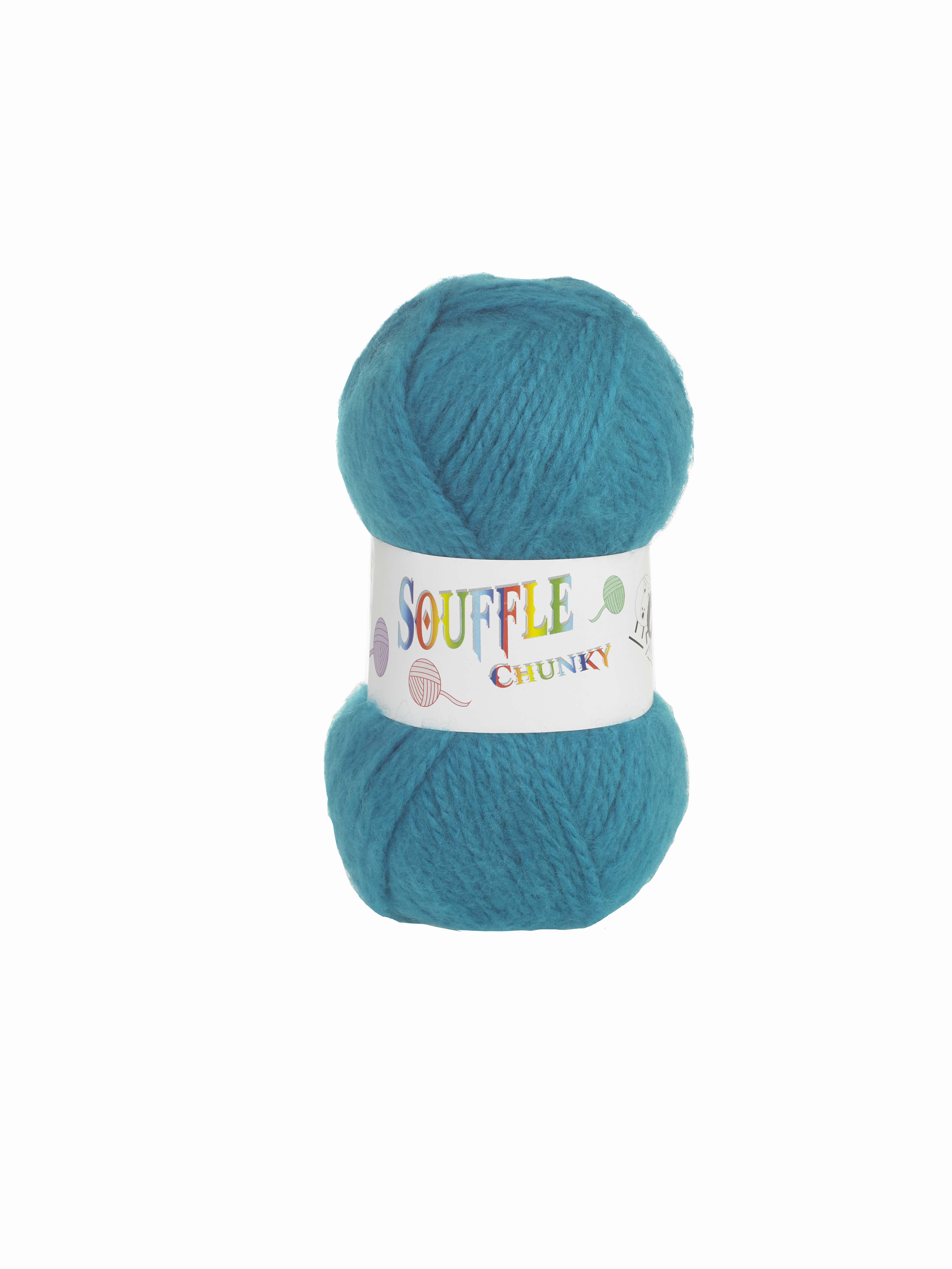 Souffle Chunky Yarn Sarcelle 113 - Click Image to Close